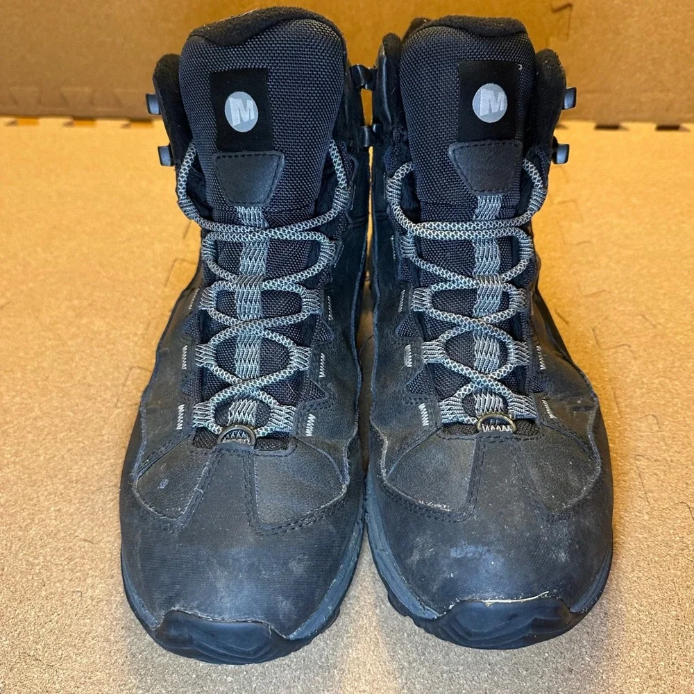 Merrell Hiking Boots Men 12 Black Thermo Rogue Waterproof Insulated GORE-TEX